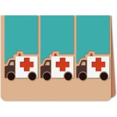 ambulance trio a6 card