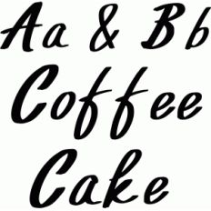 coffee cake font