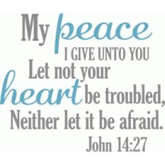 my peace i give unto you