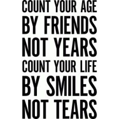 count your age by friends
