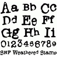 snf weathered stamp