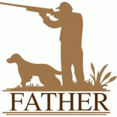 hunting father monogram
