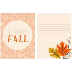printable fall journaling cards