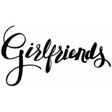 girlfriends lettering