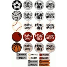 sports planner stickers