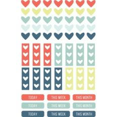 planner stickers | my heart collection