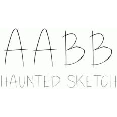 haunted sketch font