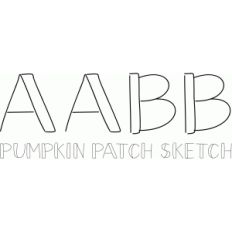 pumpkin patch sketch font