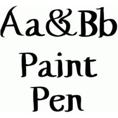 paint pen font